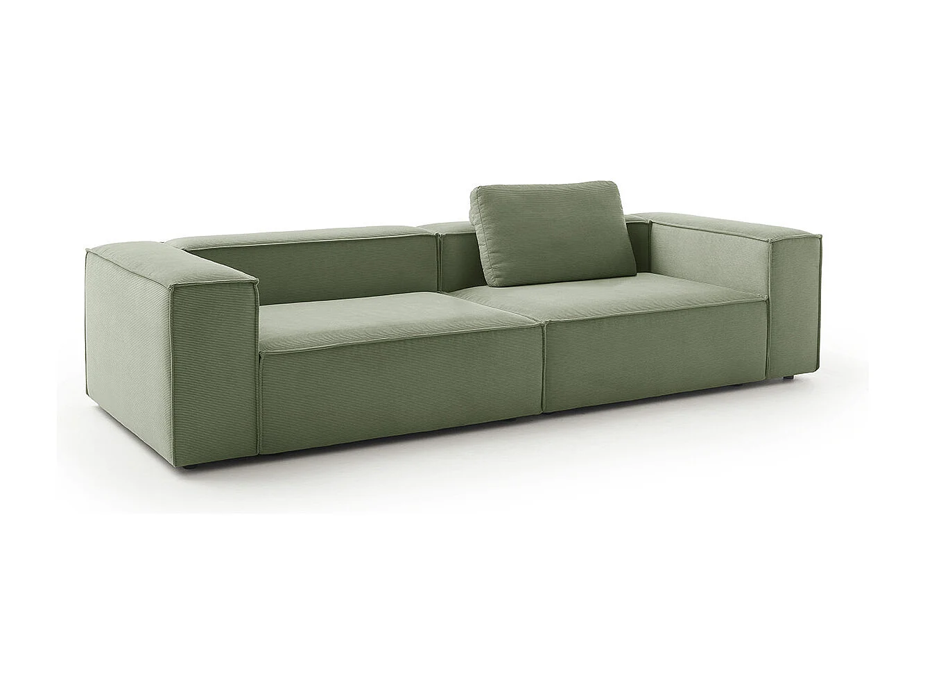 Canapé - Vert Velours côtelé - CARMO