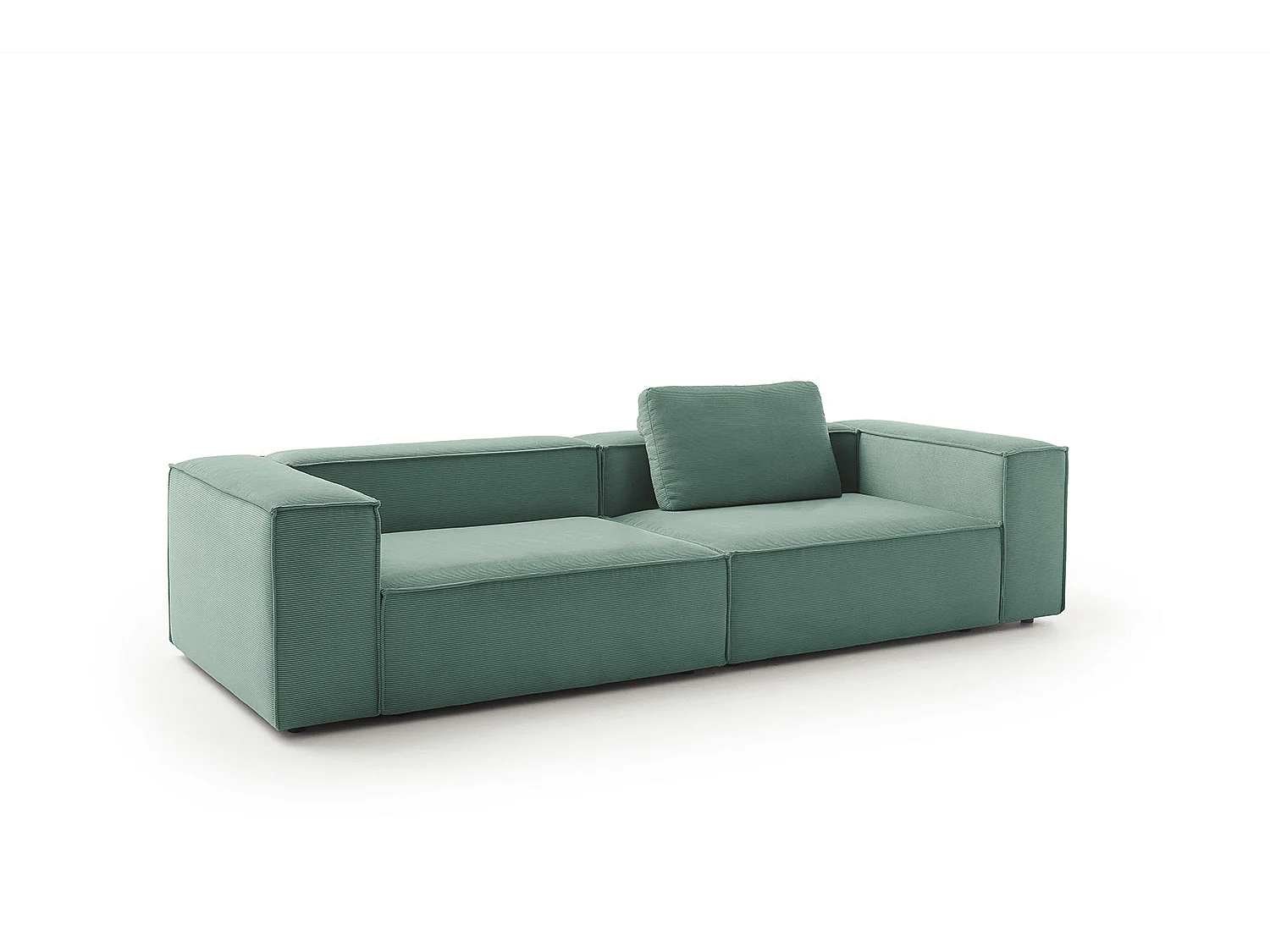 Sofa - Smaragdgrün Cord - CARMO