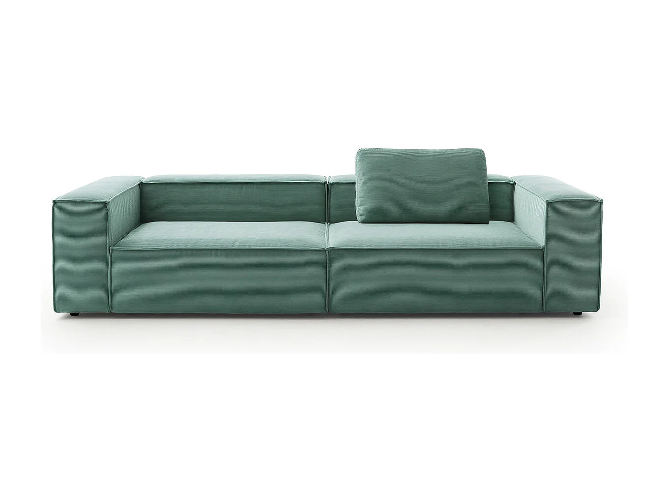 Sofa - Smaragdgrün Cord - CARMO
