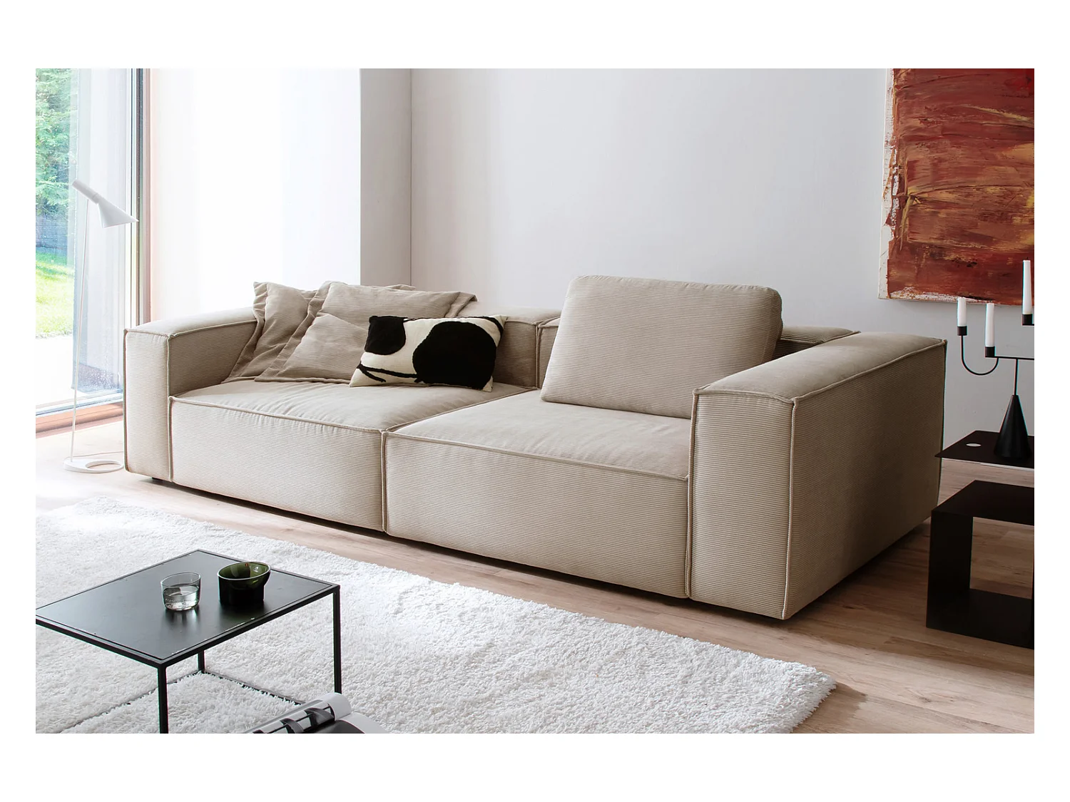 Bank - Beige Koord - CARMO