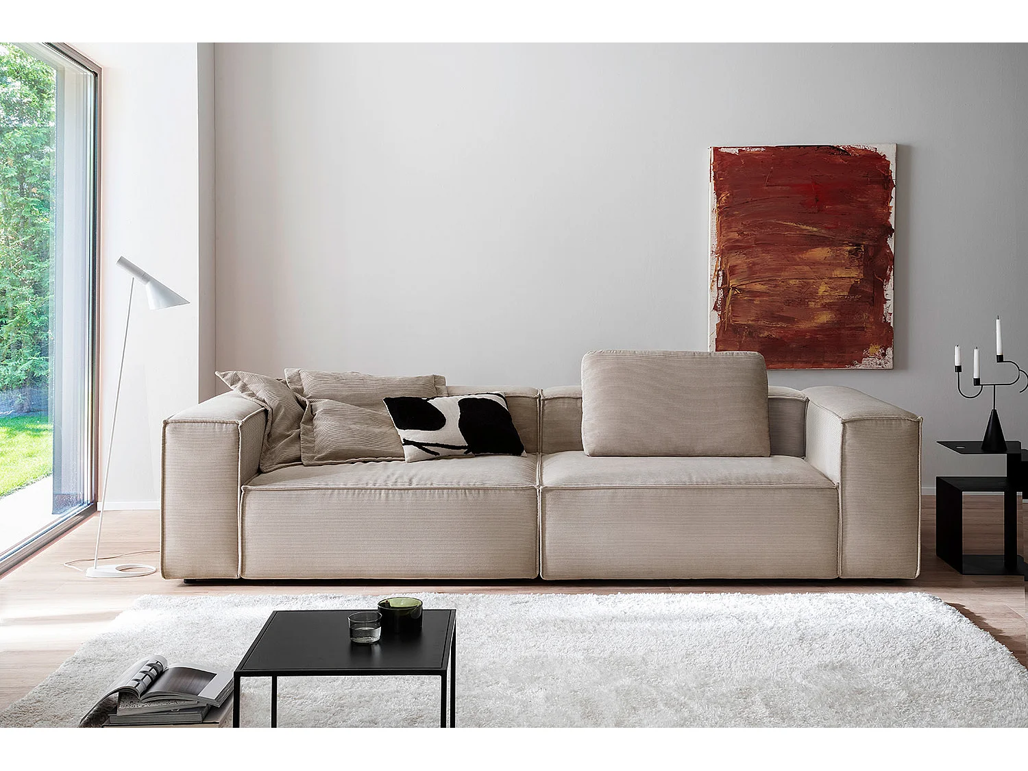 Bank - Beige Koord - CARMO