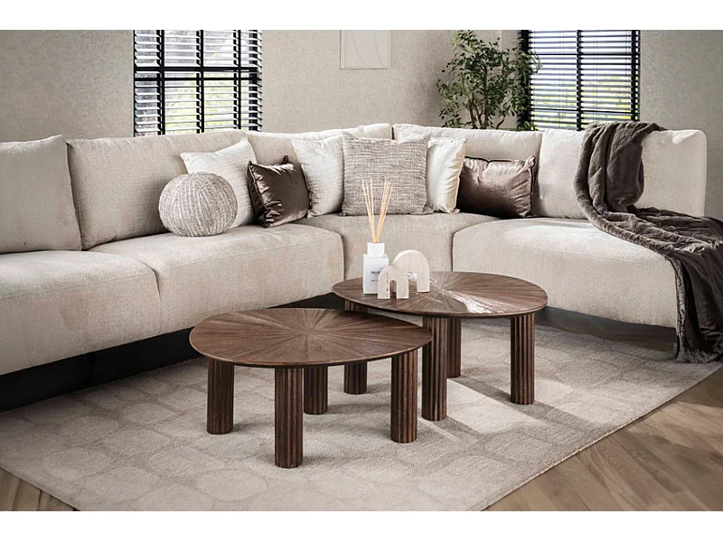 Set - marron Bois - 60 x 50 cm - INKA