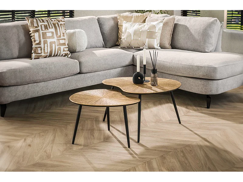 Set - bronze métal - 71 x 56 cm - TIBALI