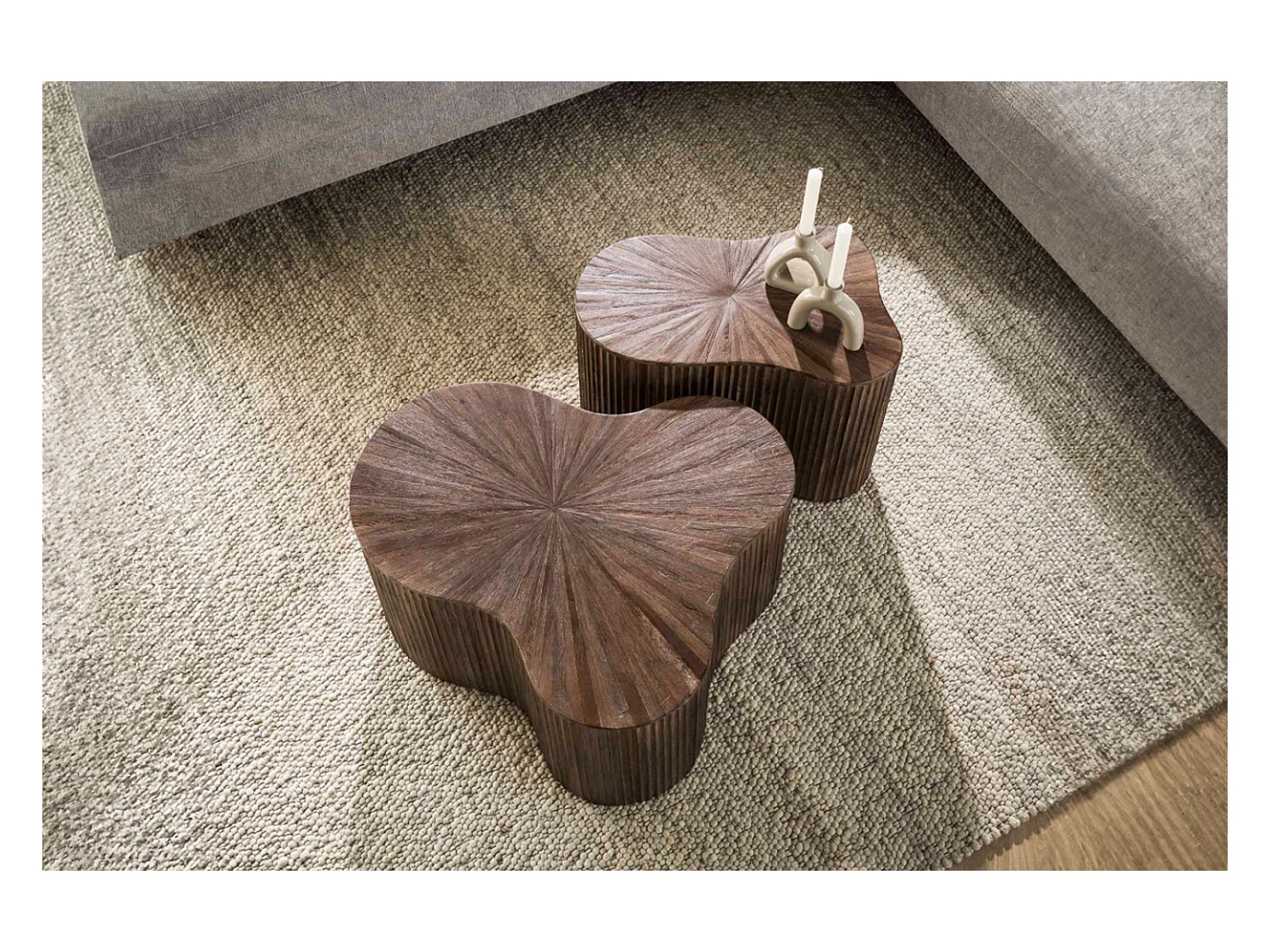 Set - marron Bois - 77 x 60 cm - INKA