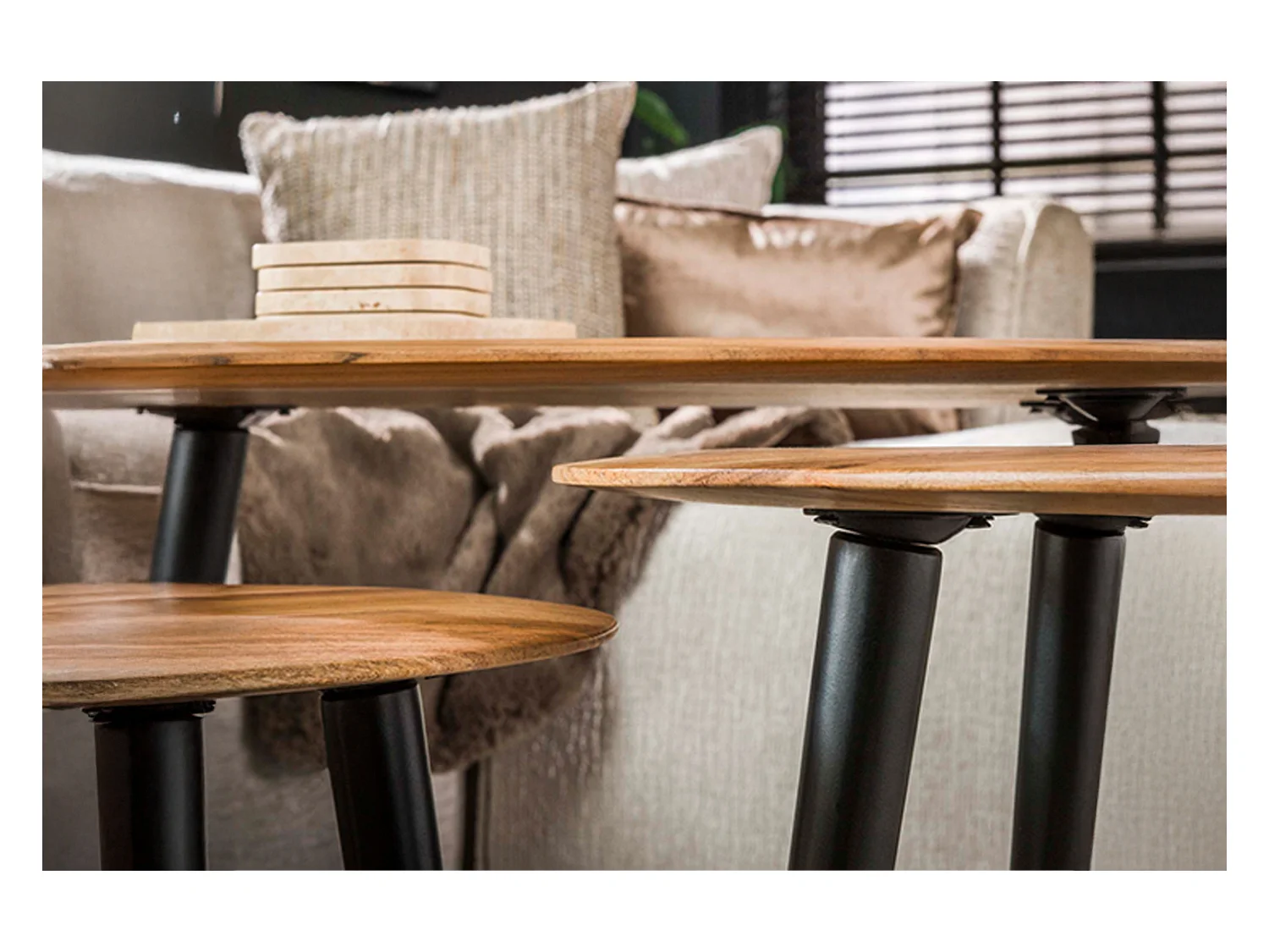 Set - marron Bois - 90 x 55 cm - PALINA