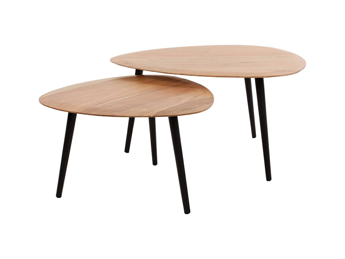 Set - marron Bois - 77 x 70 cm - RINA