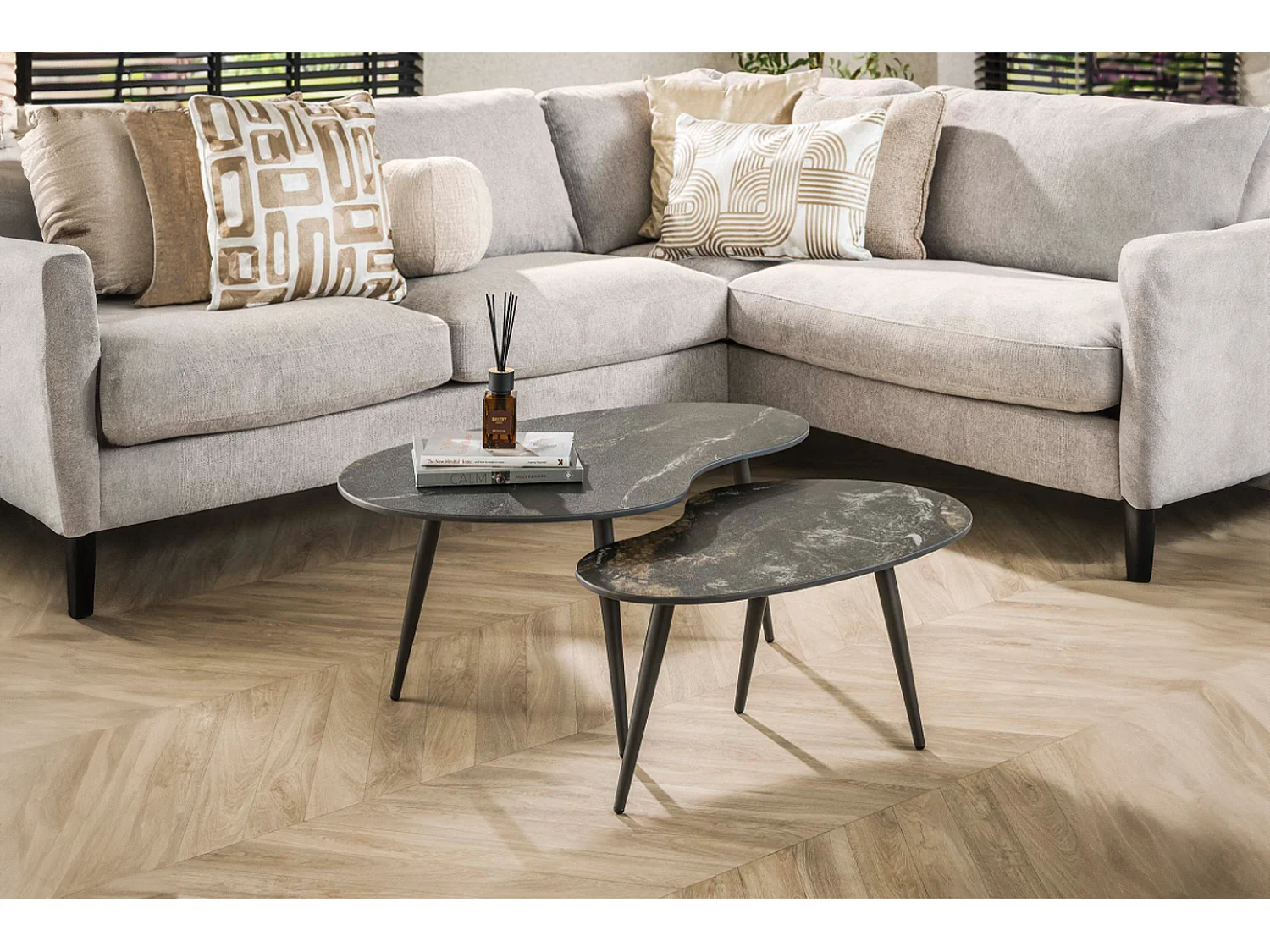 Set - Noir céramique - 91 x 55 cm - PONTE