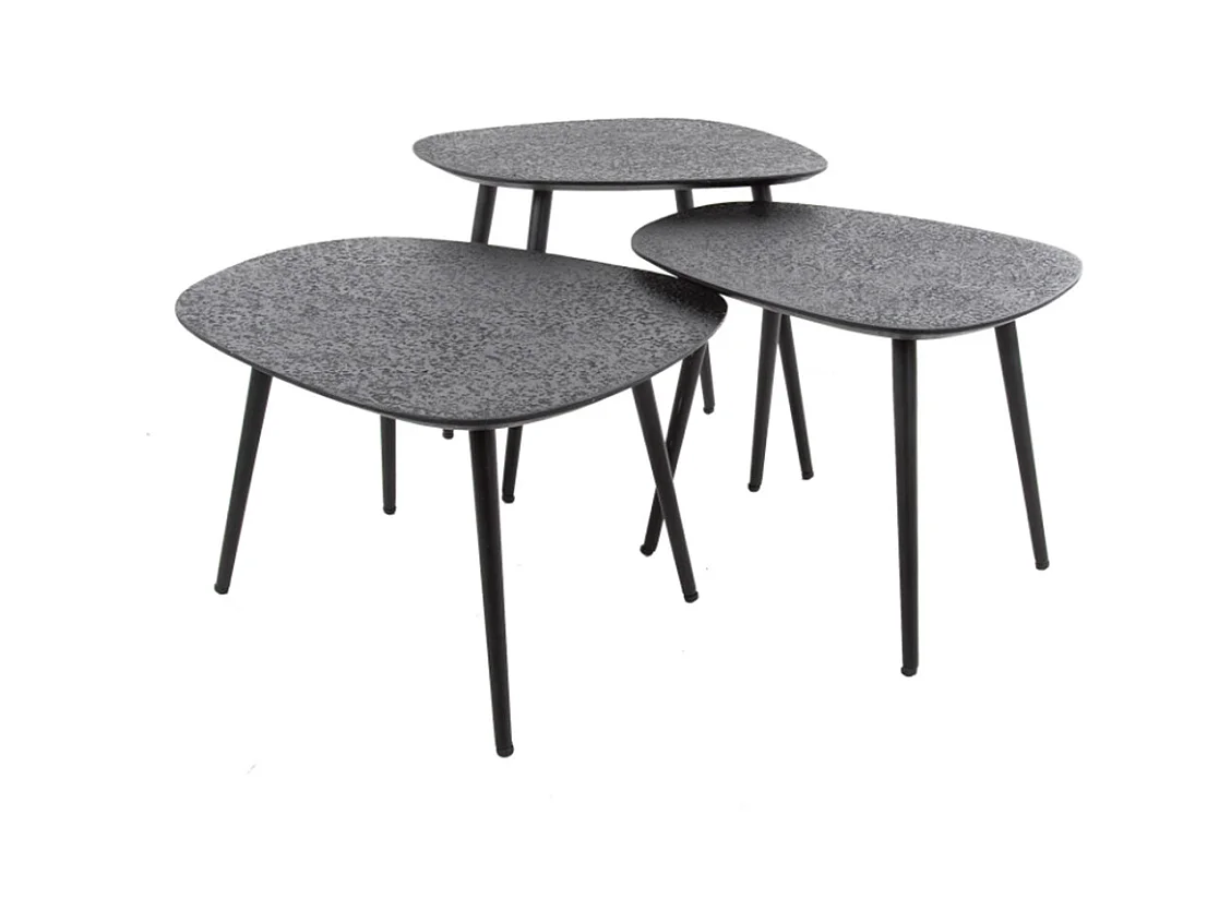 Set - Noir métal - 62 x 51 cm - LAUCA