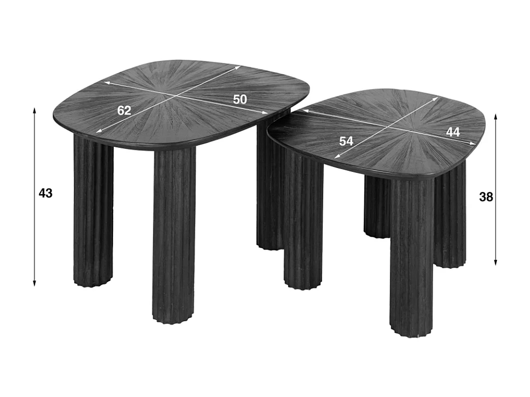 Set - marrone Legno - 76 x 61 cm - INKA