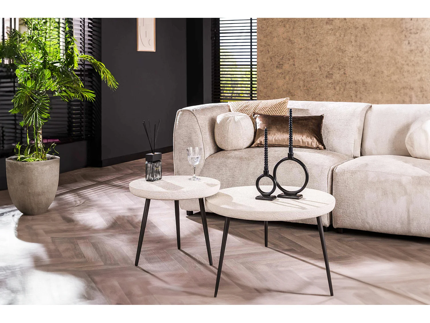 Set - bianco Marmo - 70 x 70 cm - BRAZOS