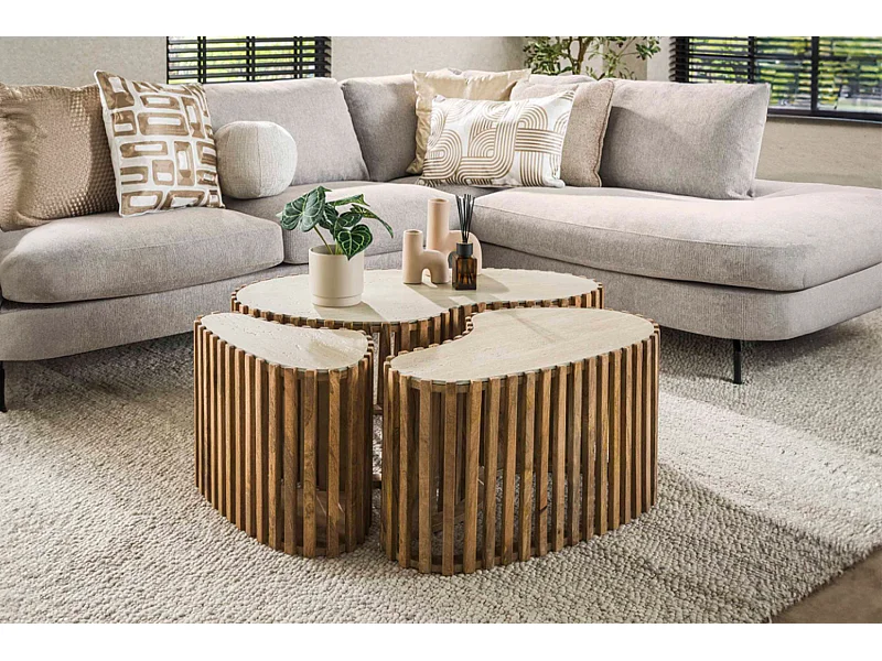 Set - blanc céramique - 90 x 52 cm - LIMAY