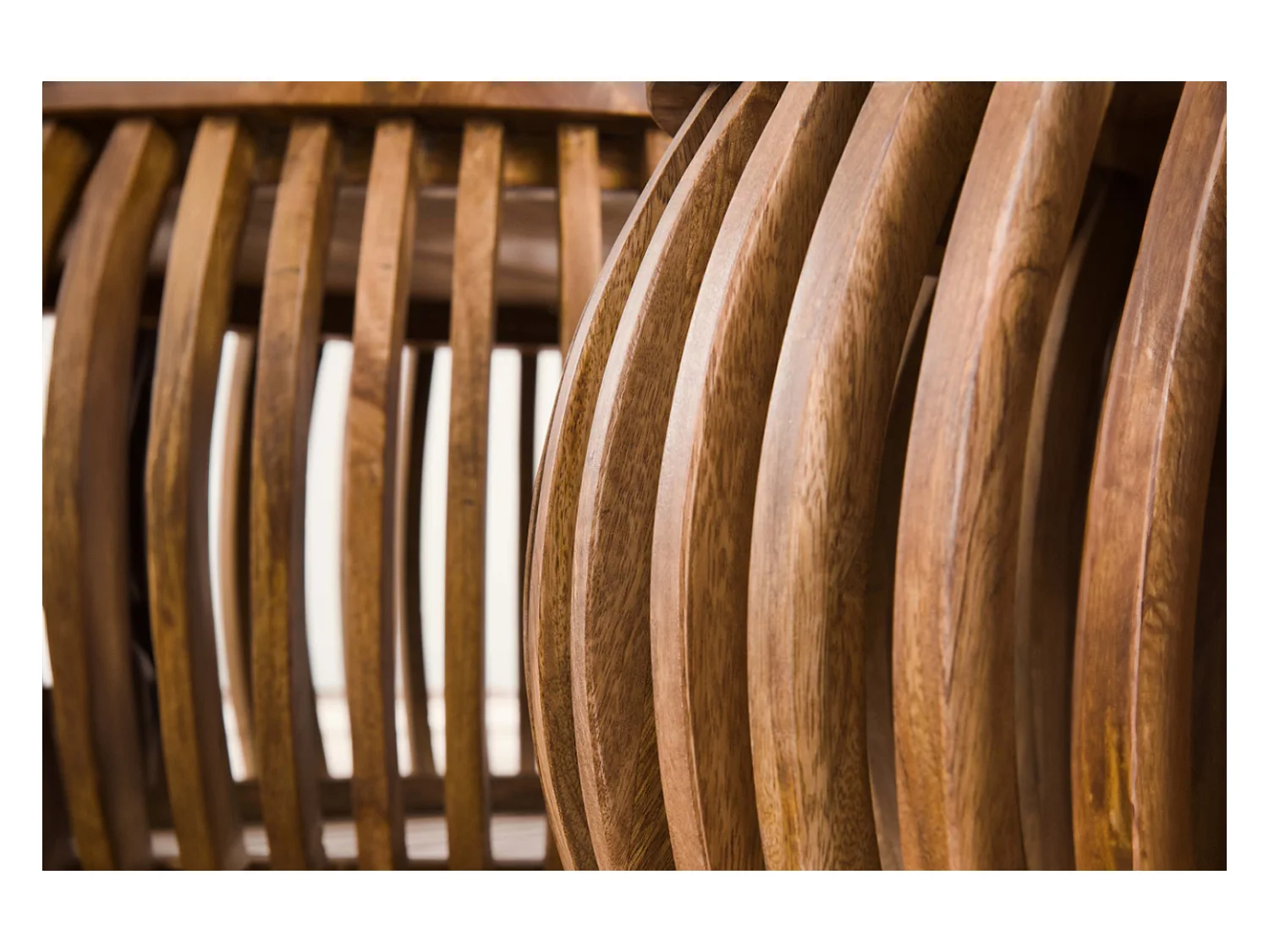 Set - marron Bois - 78 x 78 cm - LANI