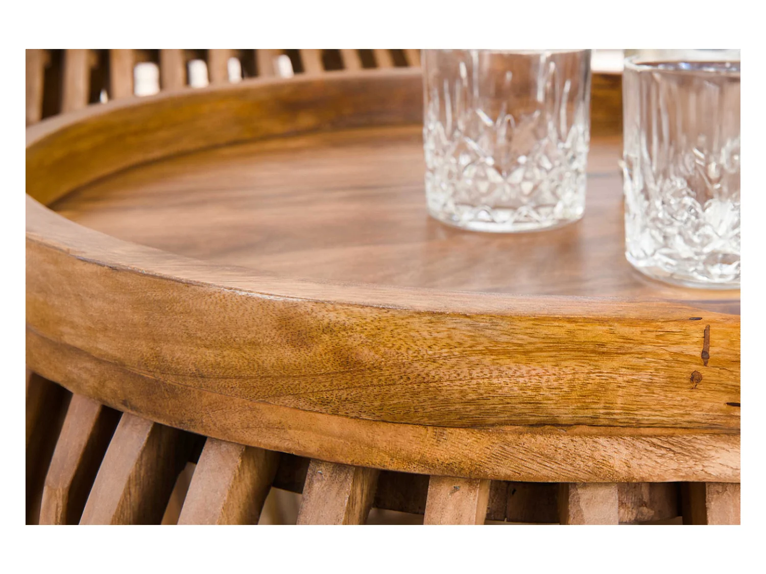 Set - marron Bois - 78 x 78 cm - LANI