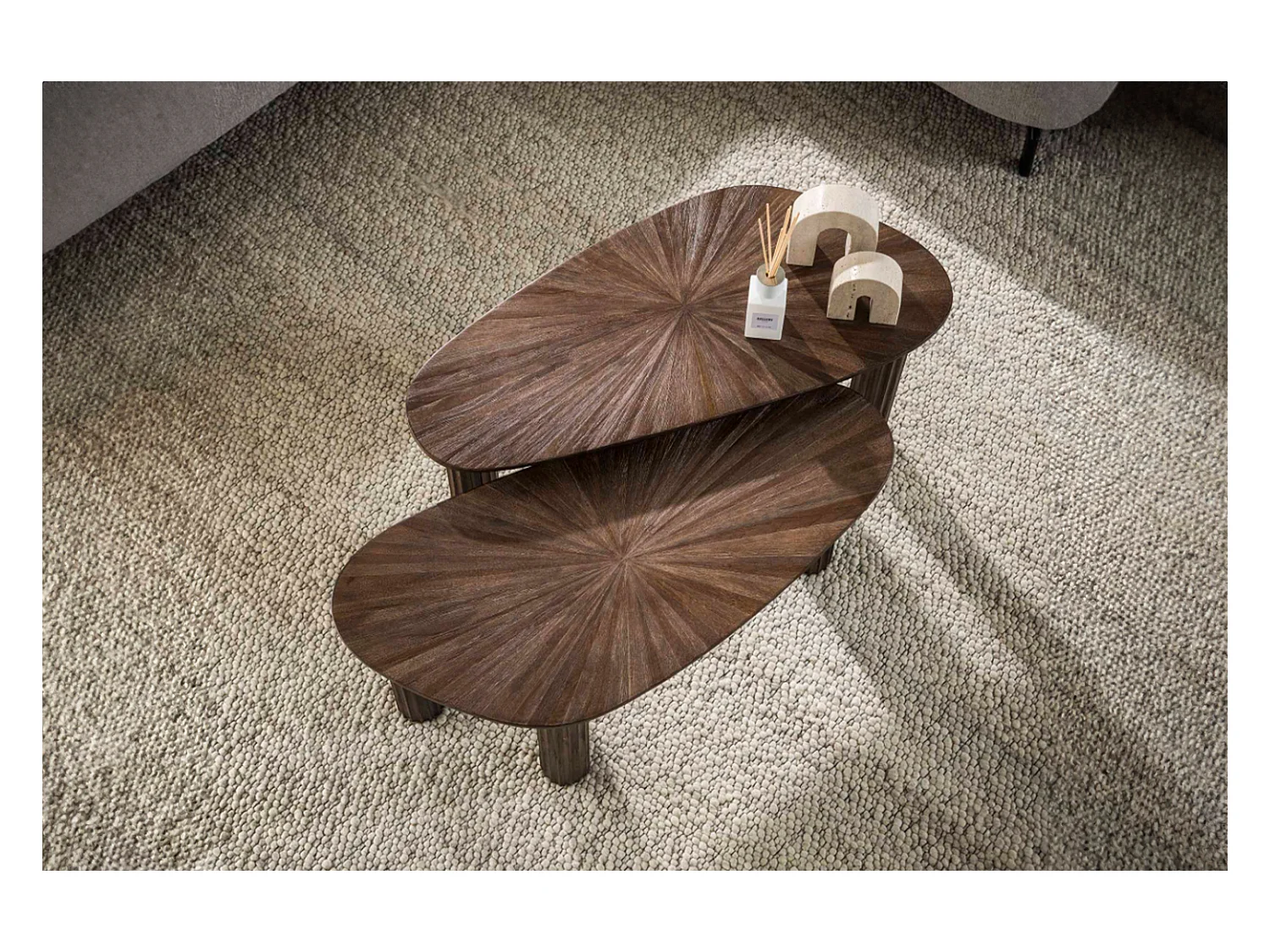 Set - marron Bois - 84 x 39 cm - INKA