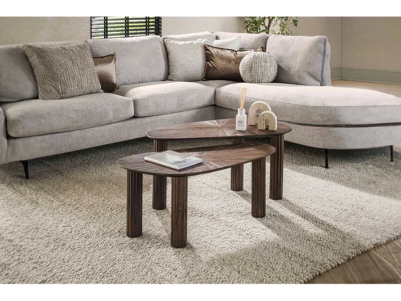 Set - marron Bois - 84 x 39 cm - INKA