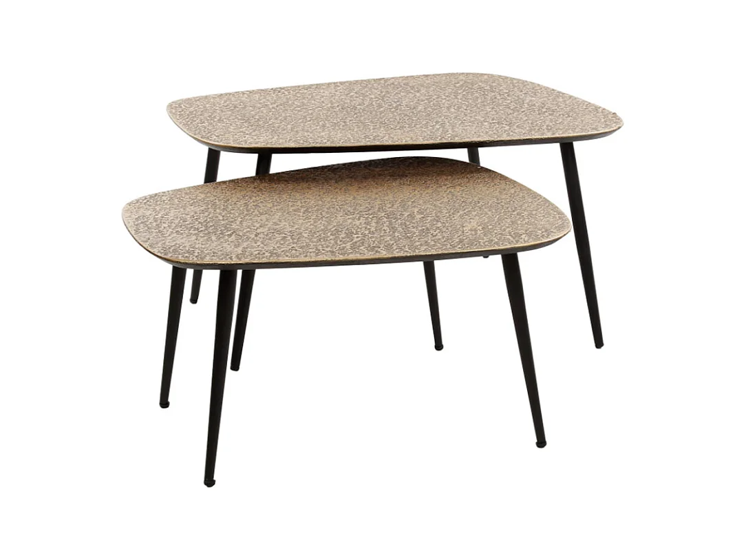 Set - bronze métal - 80 x 70 cm - LAUCA