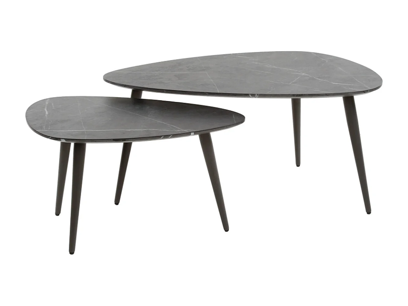 Set - Noir plastique - 80 x 44 cm - PARANA