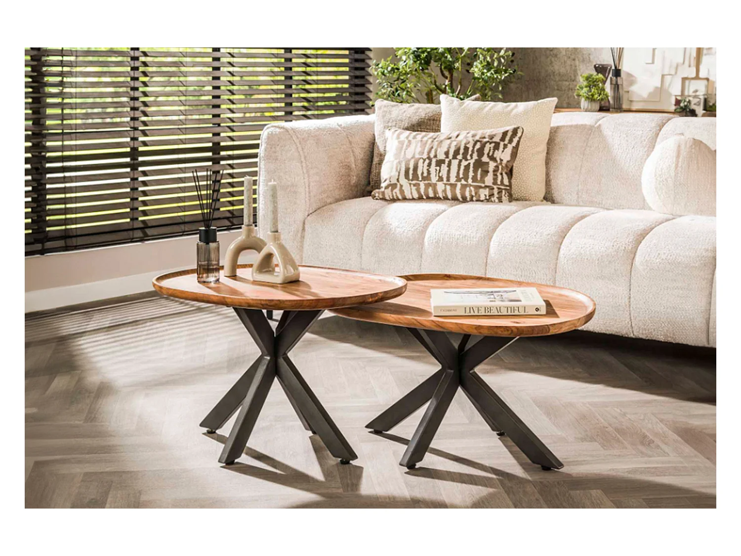 Set - marron Bois - 70 x 48 cm - RUBY