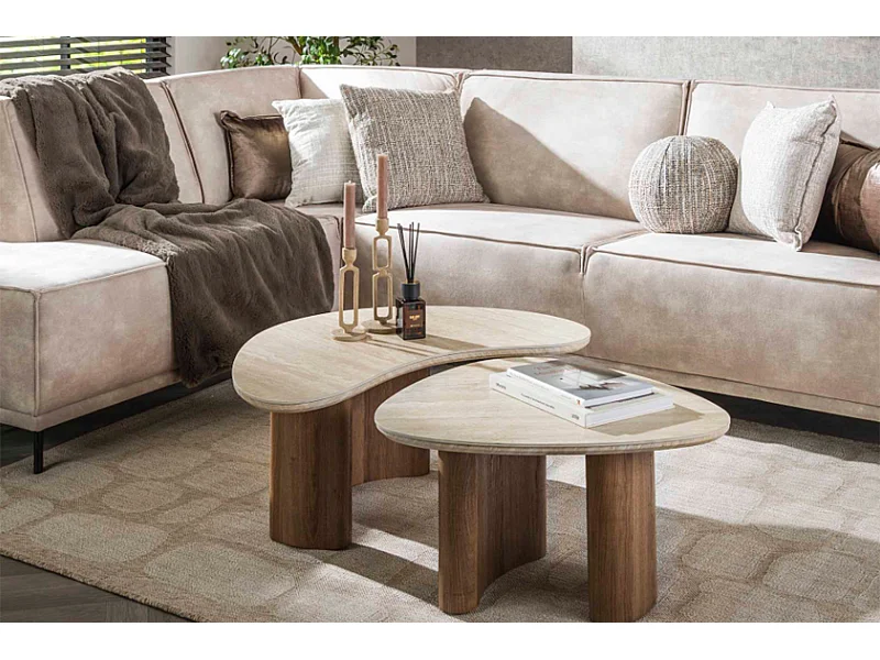 Set - blanco cerámica - 88 x 44 cm - PRETO