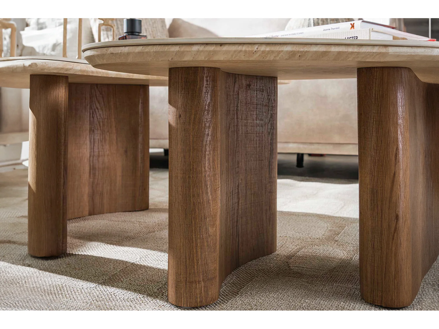 Set - bianco ceramica - 88 x 44 cm - PRETO