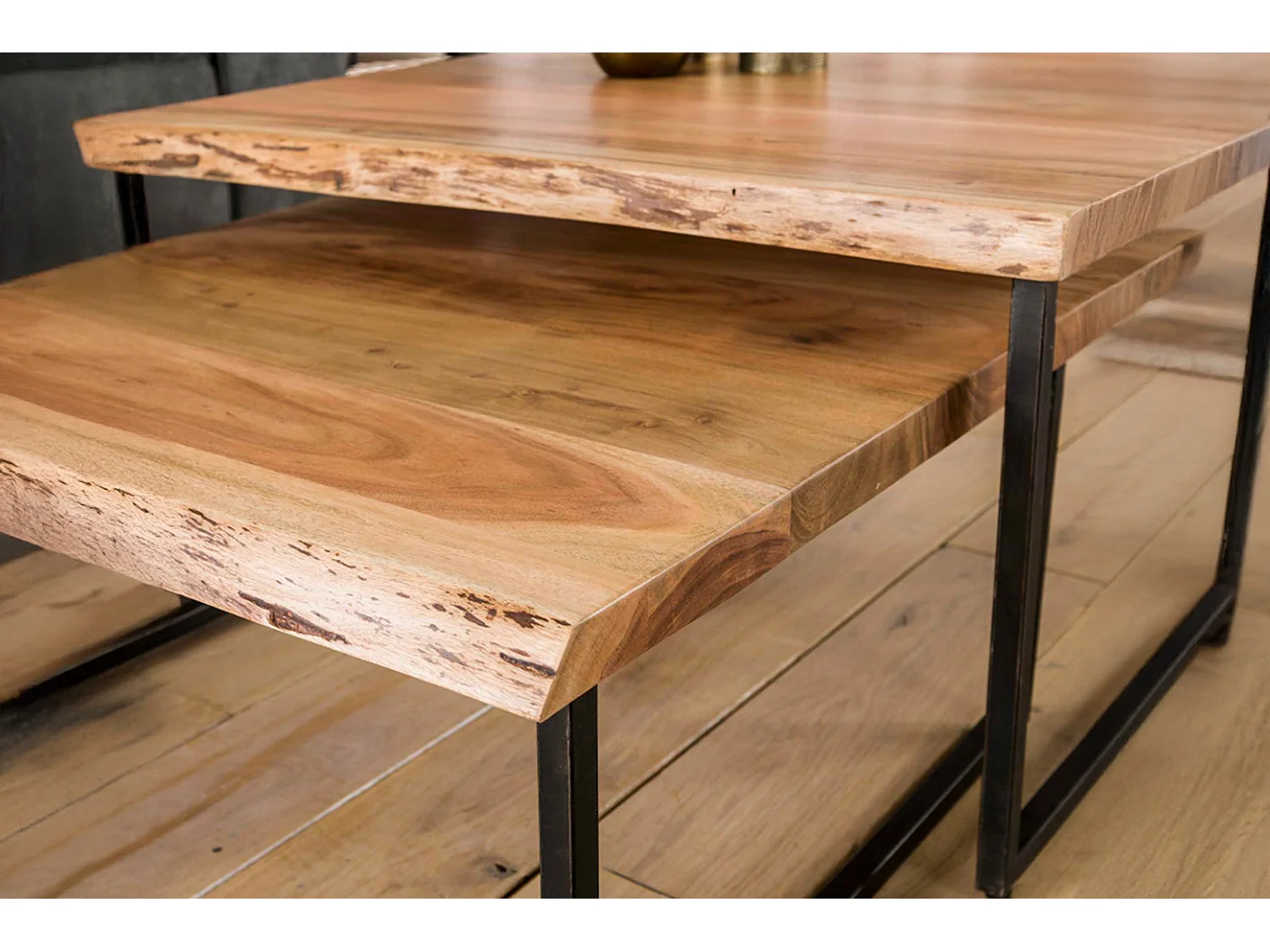 Set - marron Bois - 80 x 80 cm - AMARLA