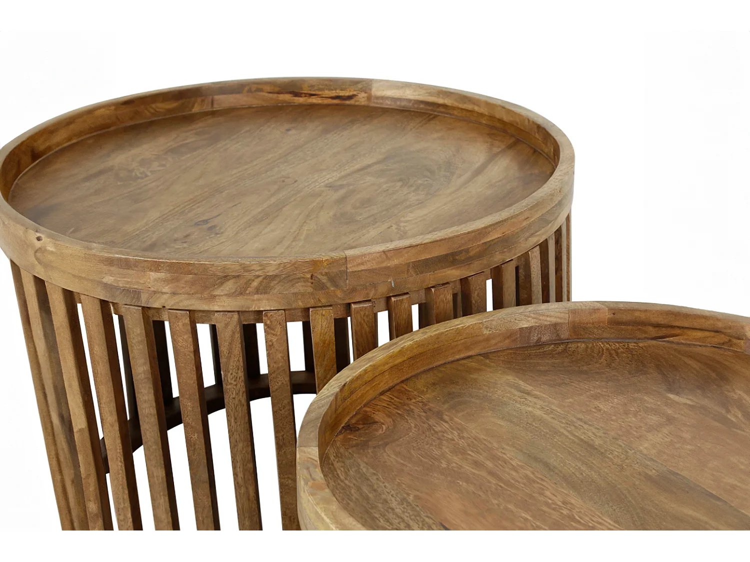 Set - Braun Holz - 65 x 65 cm - LANI