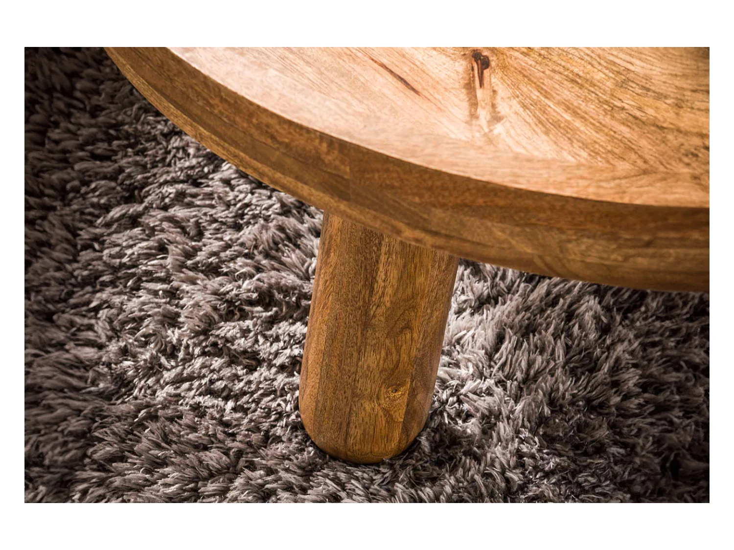 Set - marron Bois - 80 x 80 cm - FLORA