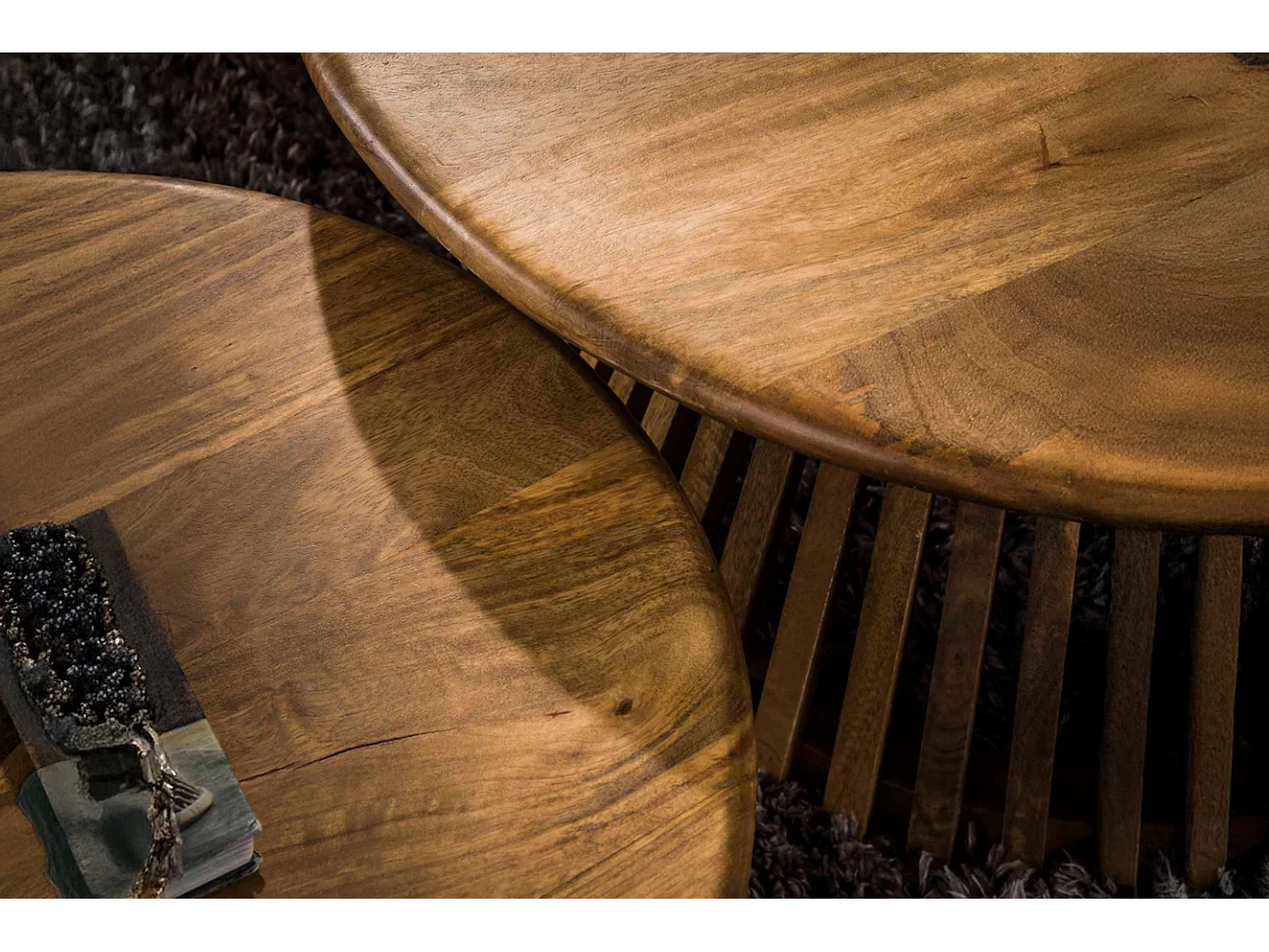 Set - marrone Legno - 80 x 80 cm - LANI