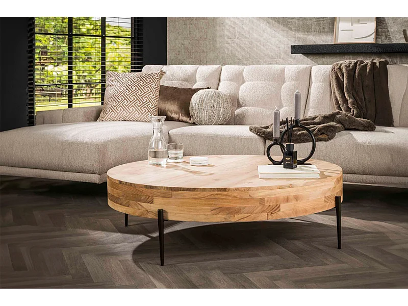 - Braun Holz - 120 x 120 cm - NAPO