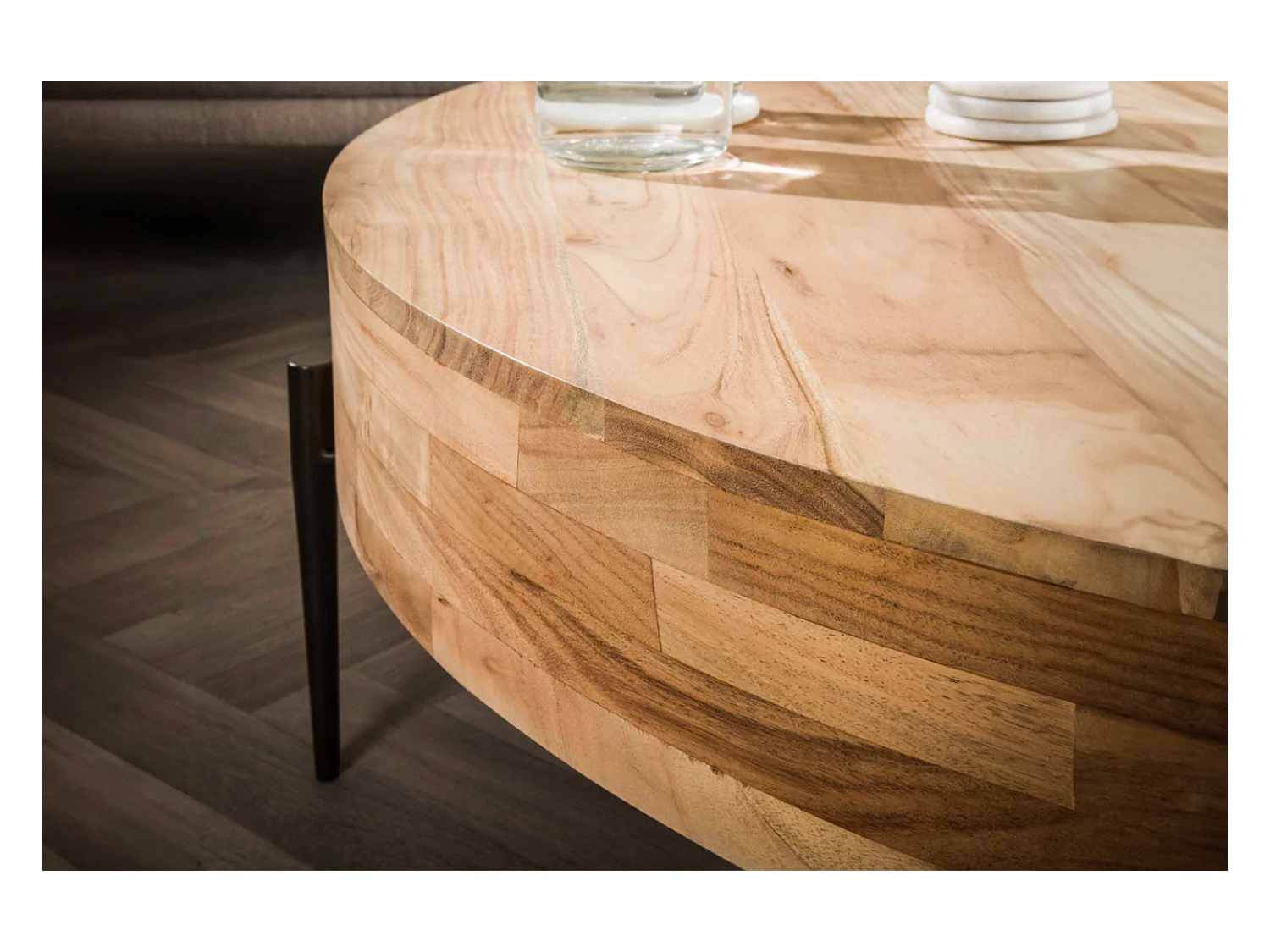 - marron Bois - 120 x 120 cm - NAPO