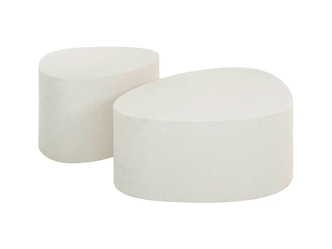 Set - blanc Marbre - 81 x 60 cm - CANOAS