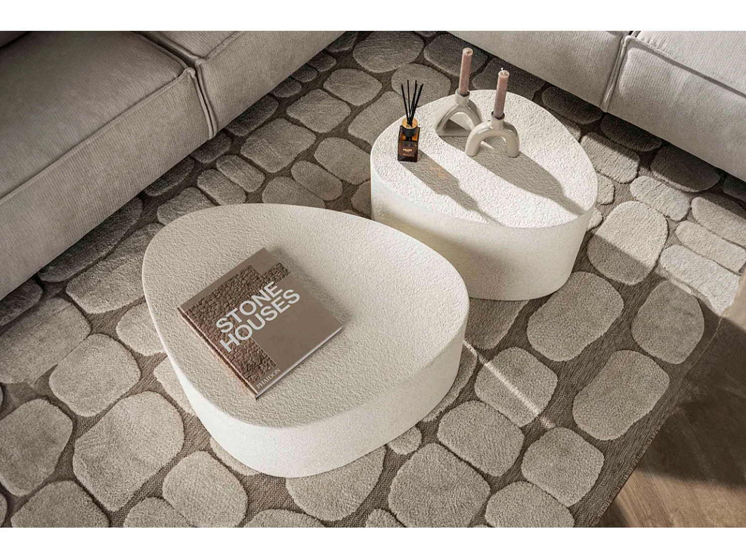 Set - bianco Marmo - 81 x 60 cm - CANOAS