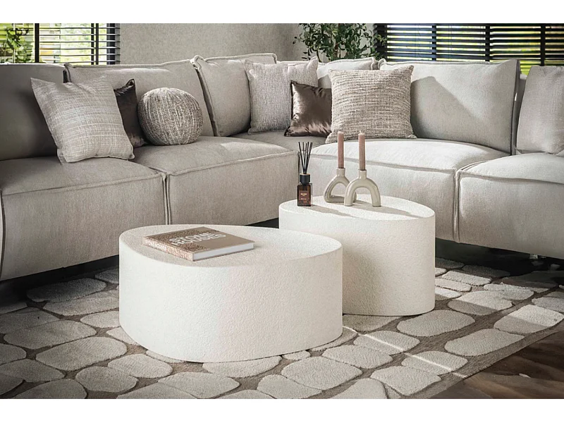 Stel in - Wit Marmer - 81 x 60 cm - CANOAS