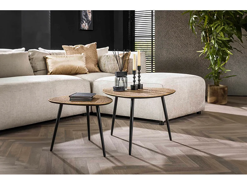 Set - Bronze Metall - 80 x 59 cm - LAUCA