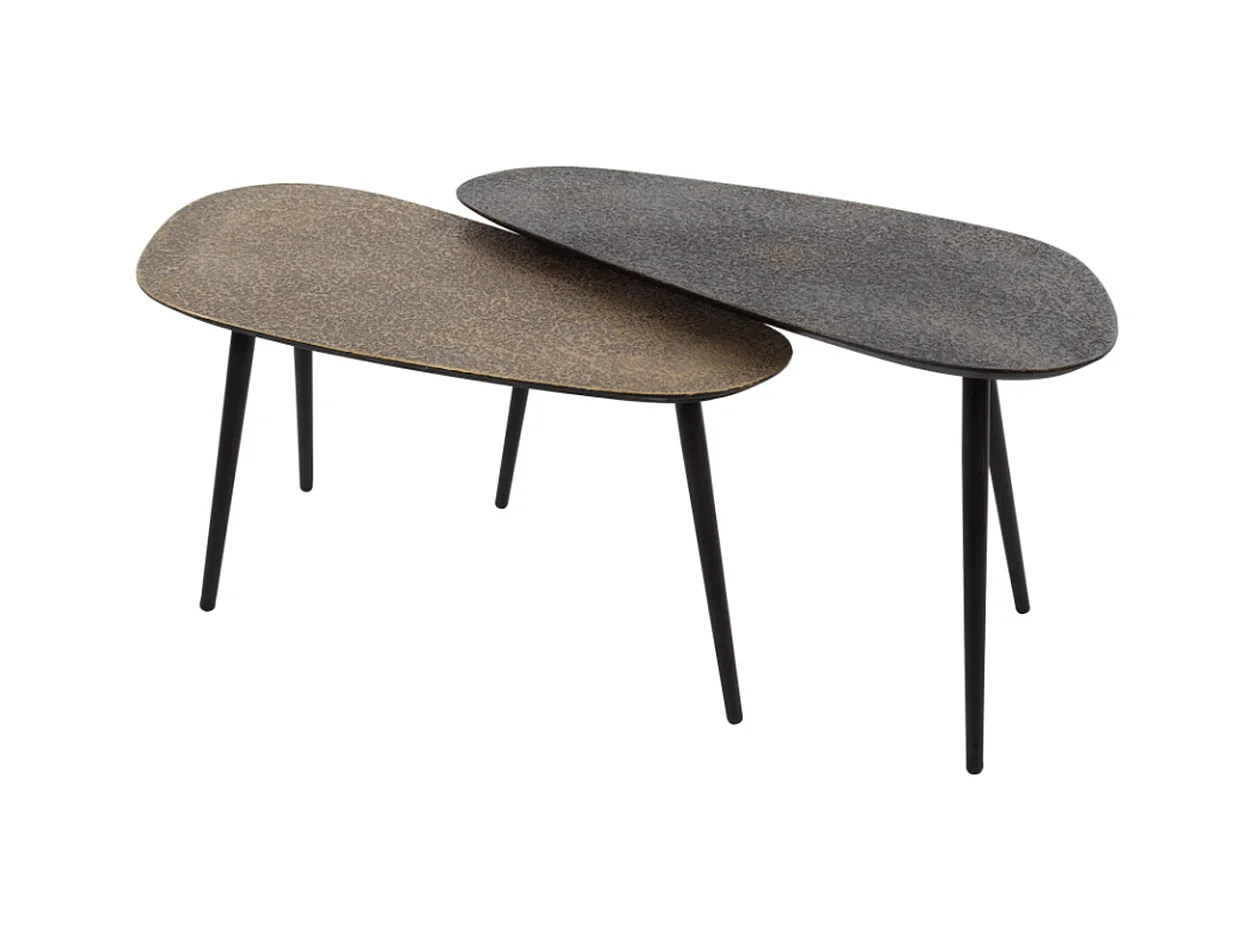 Set - multicolore métal - 84 x 39 cm - LAUCA