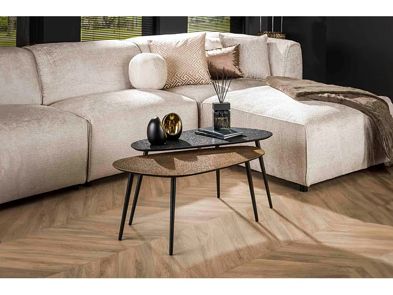 Set - multicolore metallo - 84 x 39 cm - LAUCA