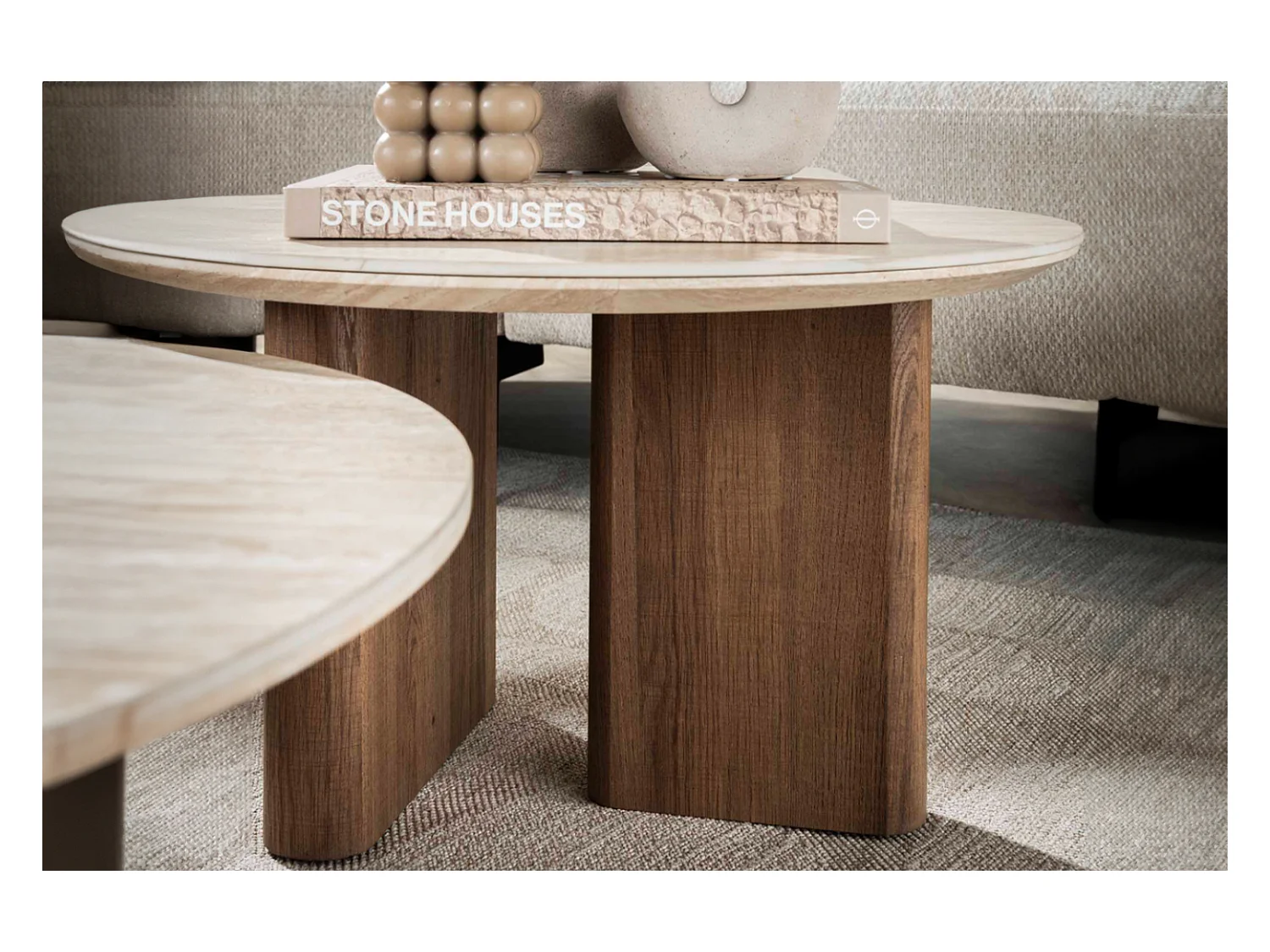 Set - blanc céramique - 76 x 76 cm - PRETO