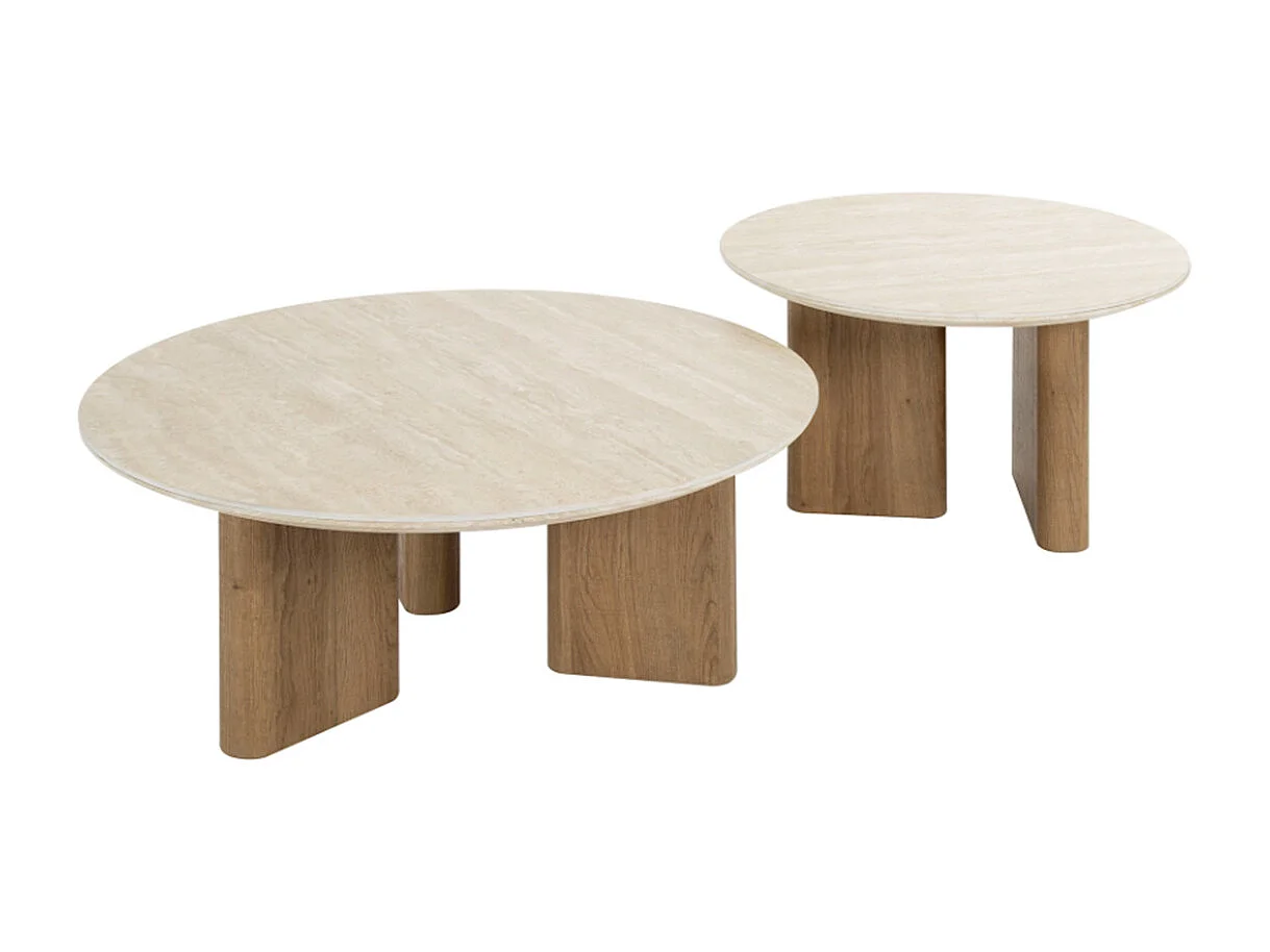 Set - Weiß Keramik - 76 x 76 cm - PRETO