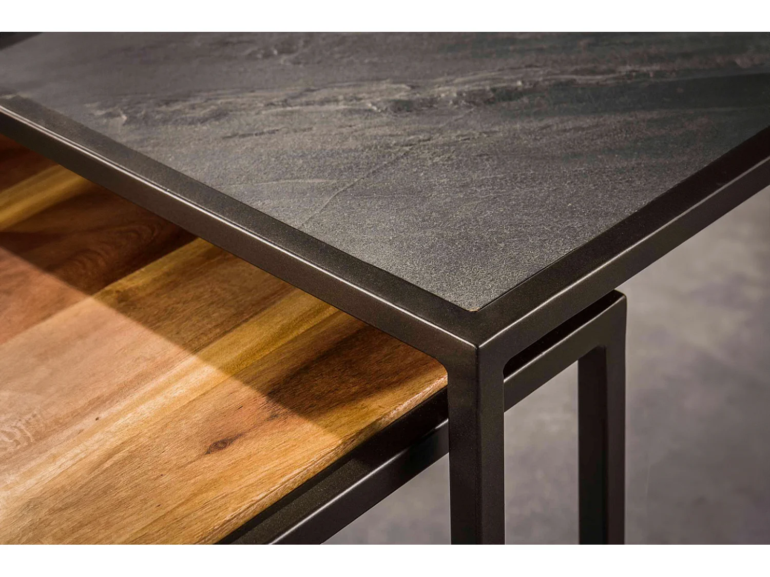 Set - marron pierre - 90 x 60 cm - NUKA