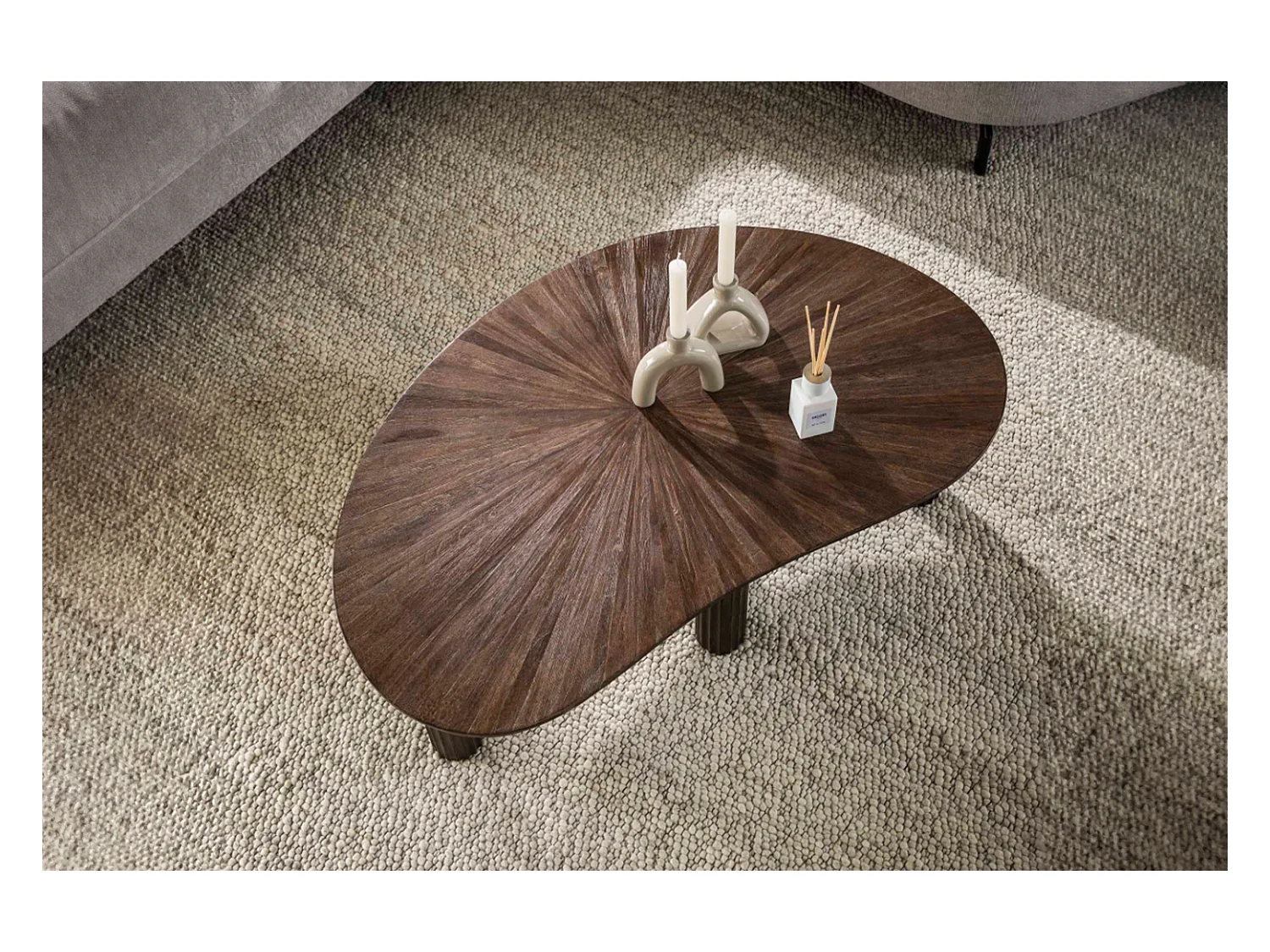 - marron Bois - 110 x 68 cm - INKA