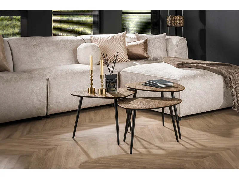 Set - Bronze Metall - 54 x 48 cm - LAUCA