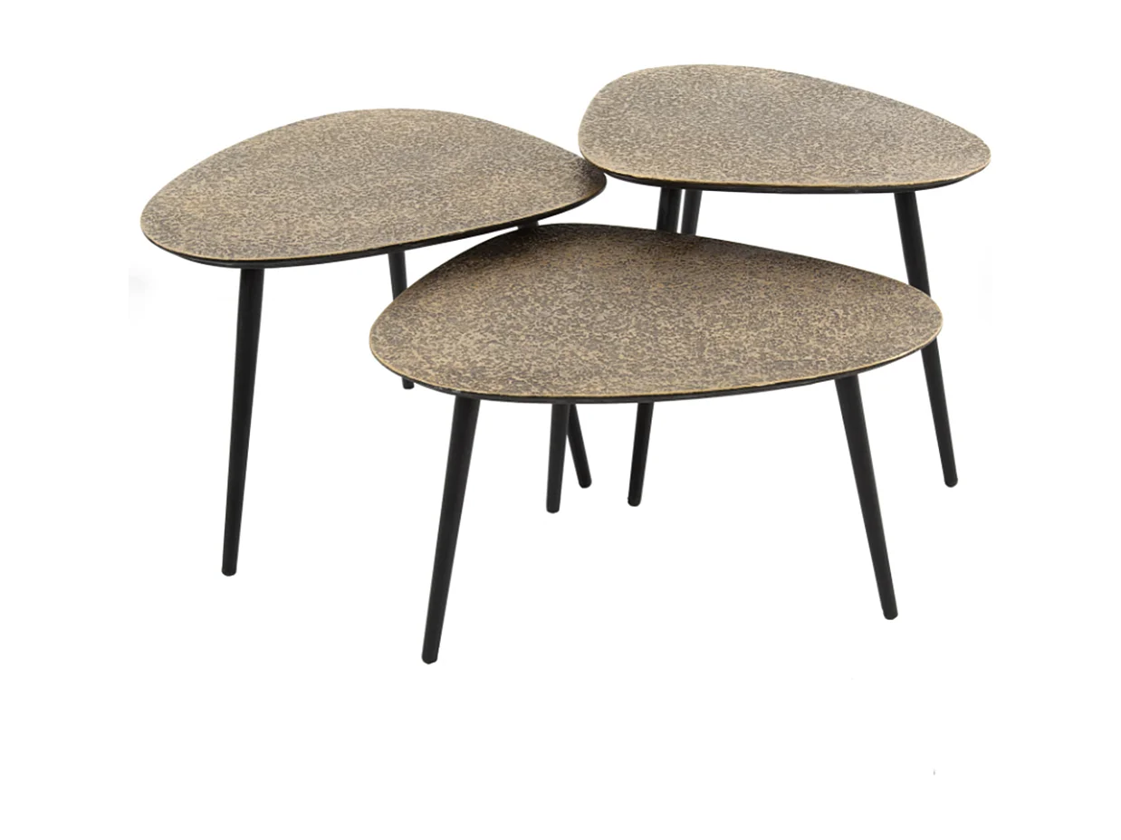 Set - bronze métal - 54 x 48 cm - LAUCA