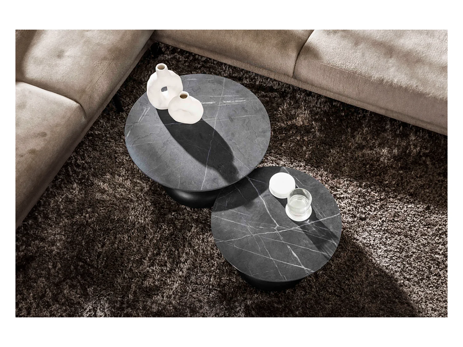 Set - Noir plastique - 60 x 60 cm - PIRES