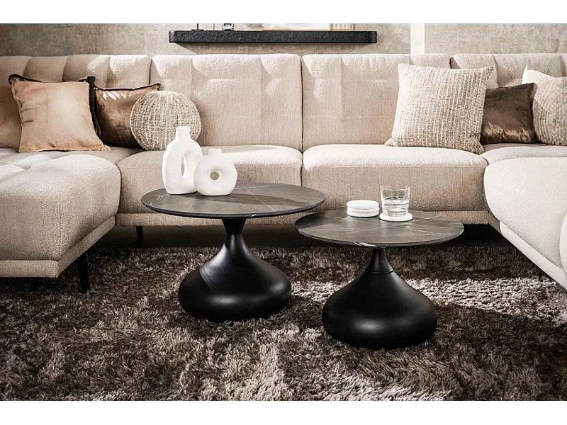 Set - Noir plastique - 60 x 60 cm - PIRES