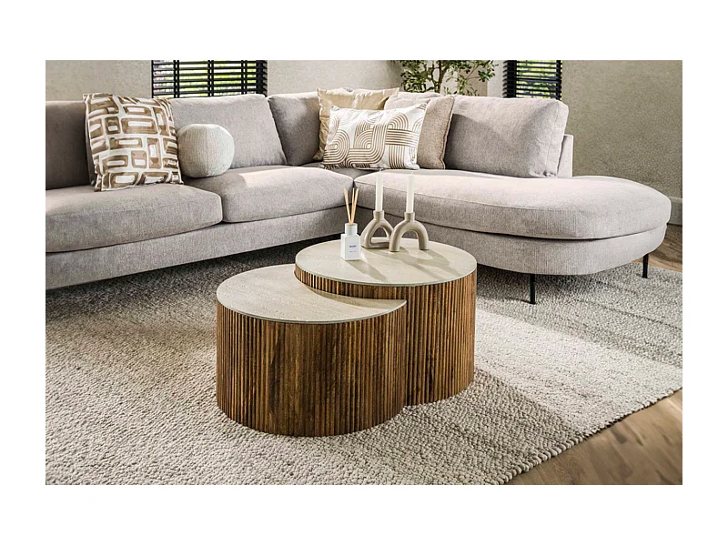 Set - blanc céramique - 60 x 60 cm - DESEADO