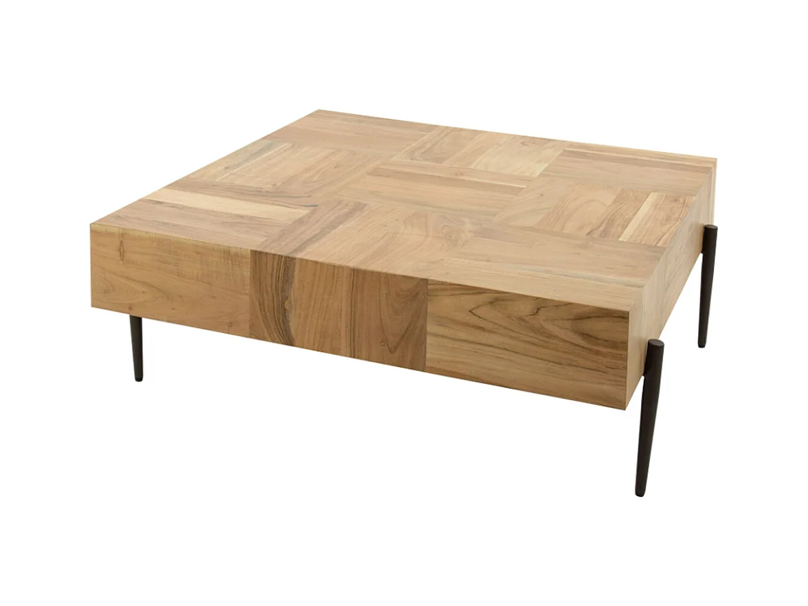 - Bruin Hout - 90 x 90 cm - RICE