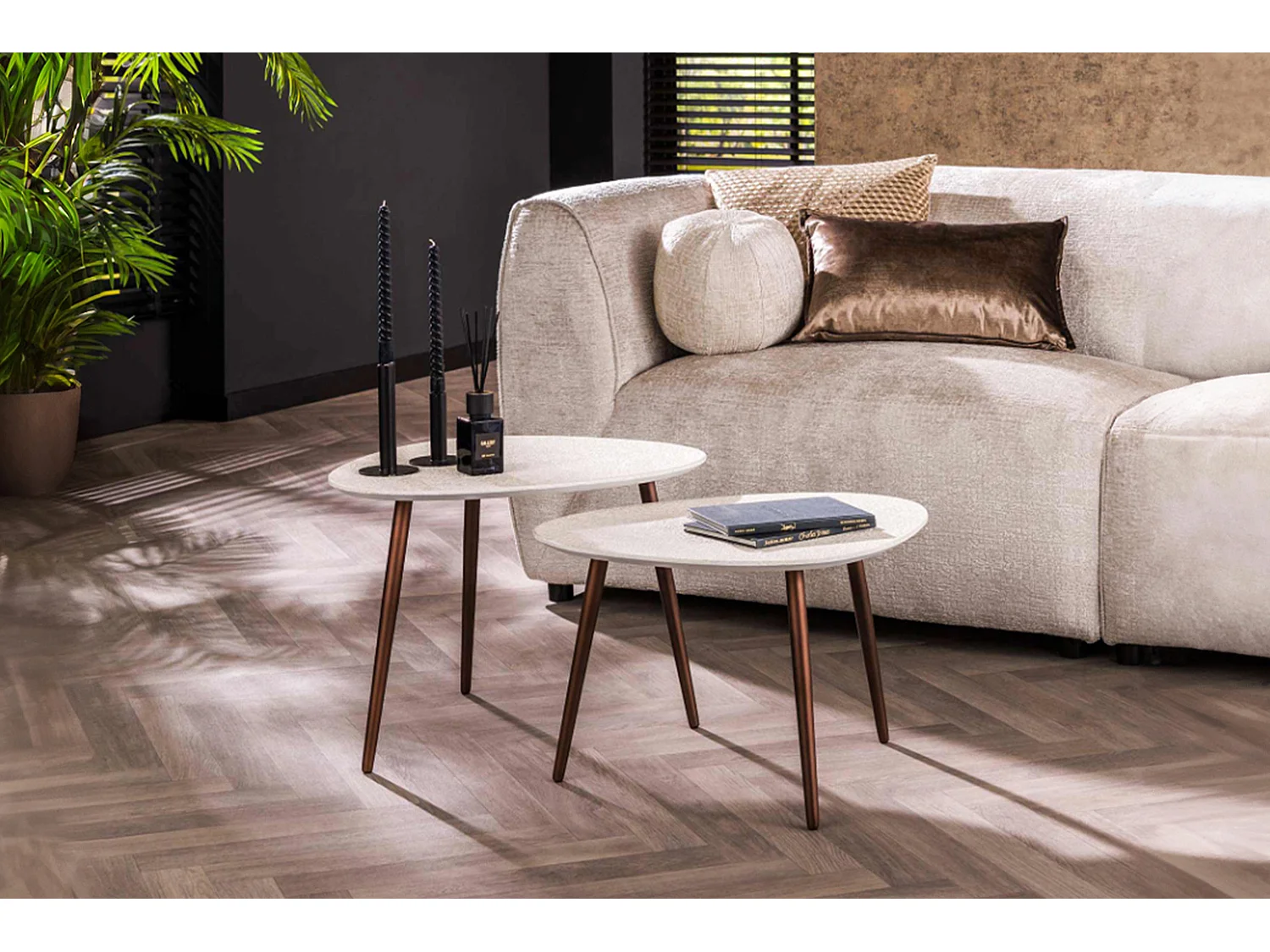 Set - bianco Marmo - 60 x 48 cm - JAGO