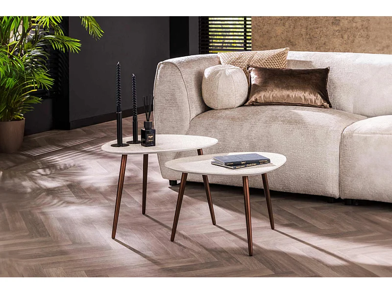 Stel in - Wit Marmer - 60 x 48 cm - JAGO