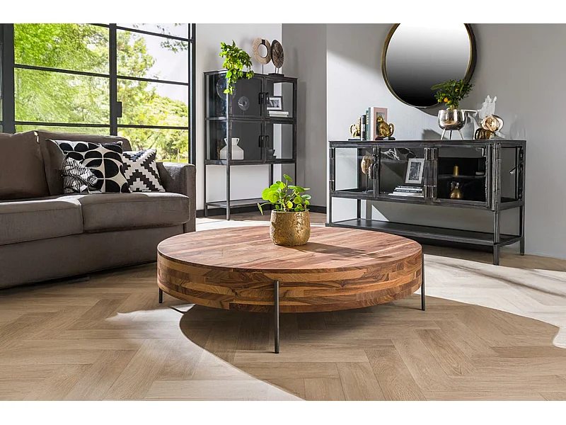 - marron Bois - 120 x 120 cm - KEO