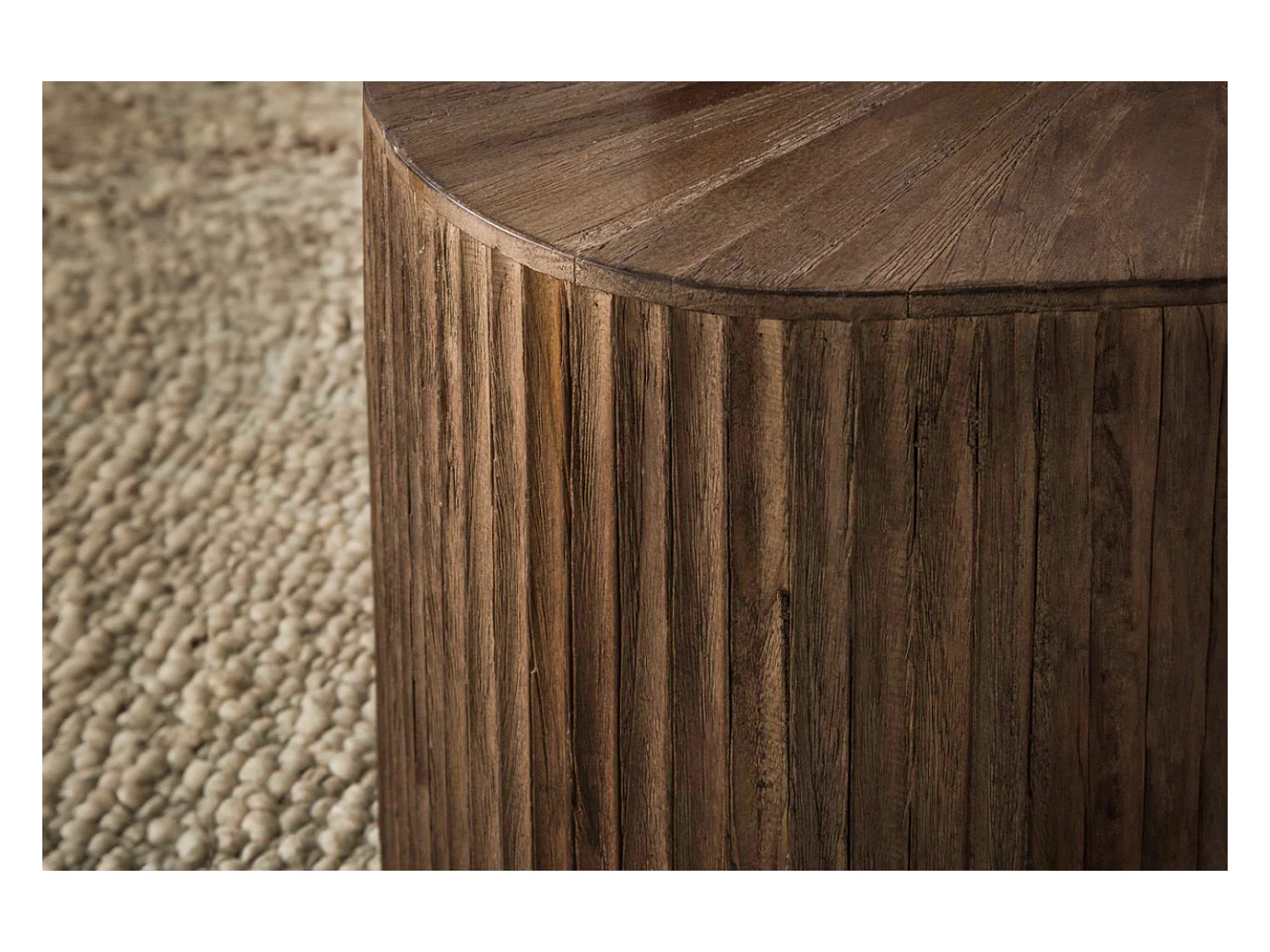 Set - Braun Holz - 73 x 68 cm - INKA